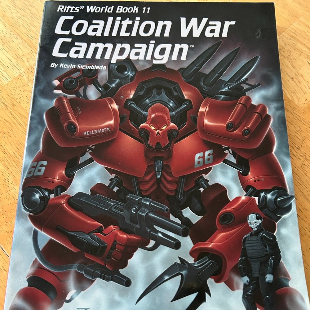 Palladium RPG Rifts World Book 11 - COALITION WAR CAMPAIGN